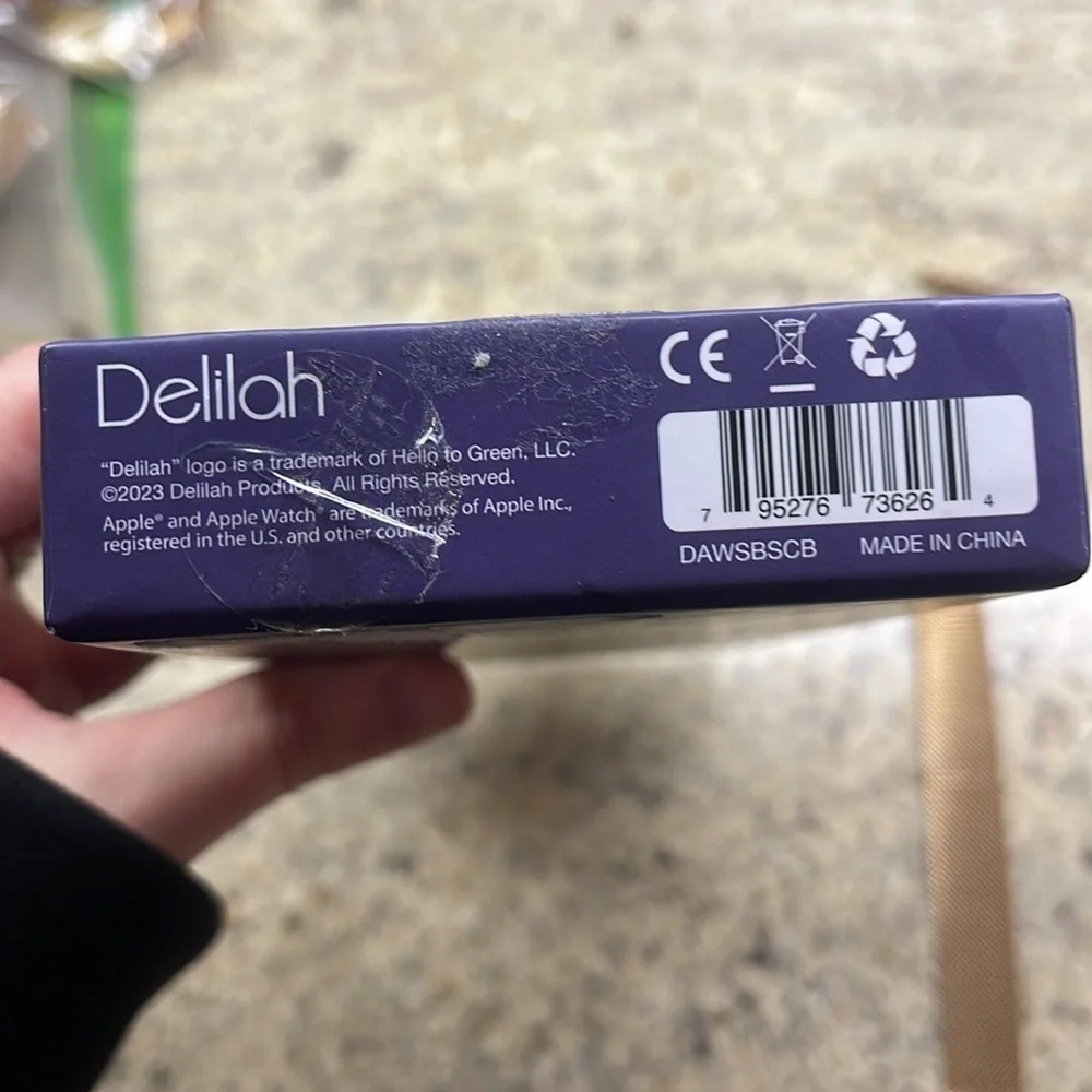 Delilah Purple Silicone Apple Watch Band 38mm 40mm 41mm Rose Gold Mesh Band